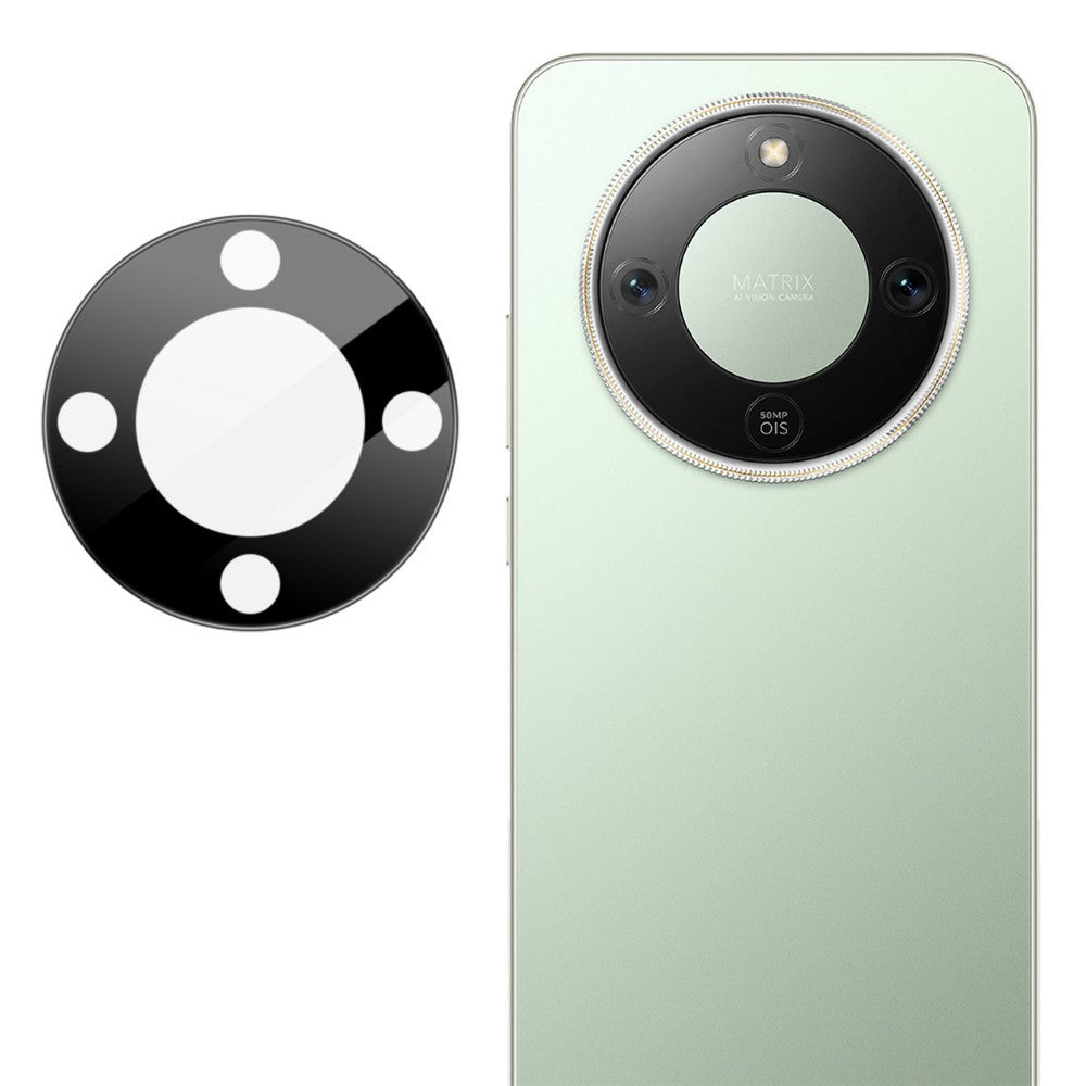 Skyddsfilm för bakre kamera Techsuit för Honor Magic8 Lite, Härdat glas, Svart