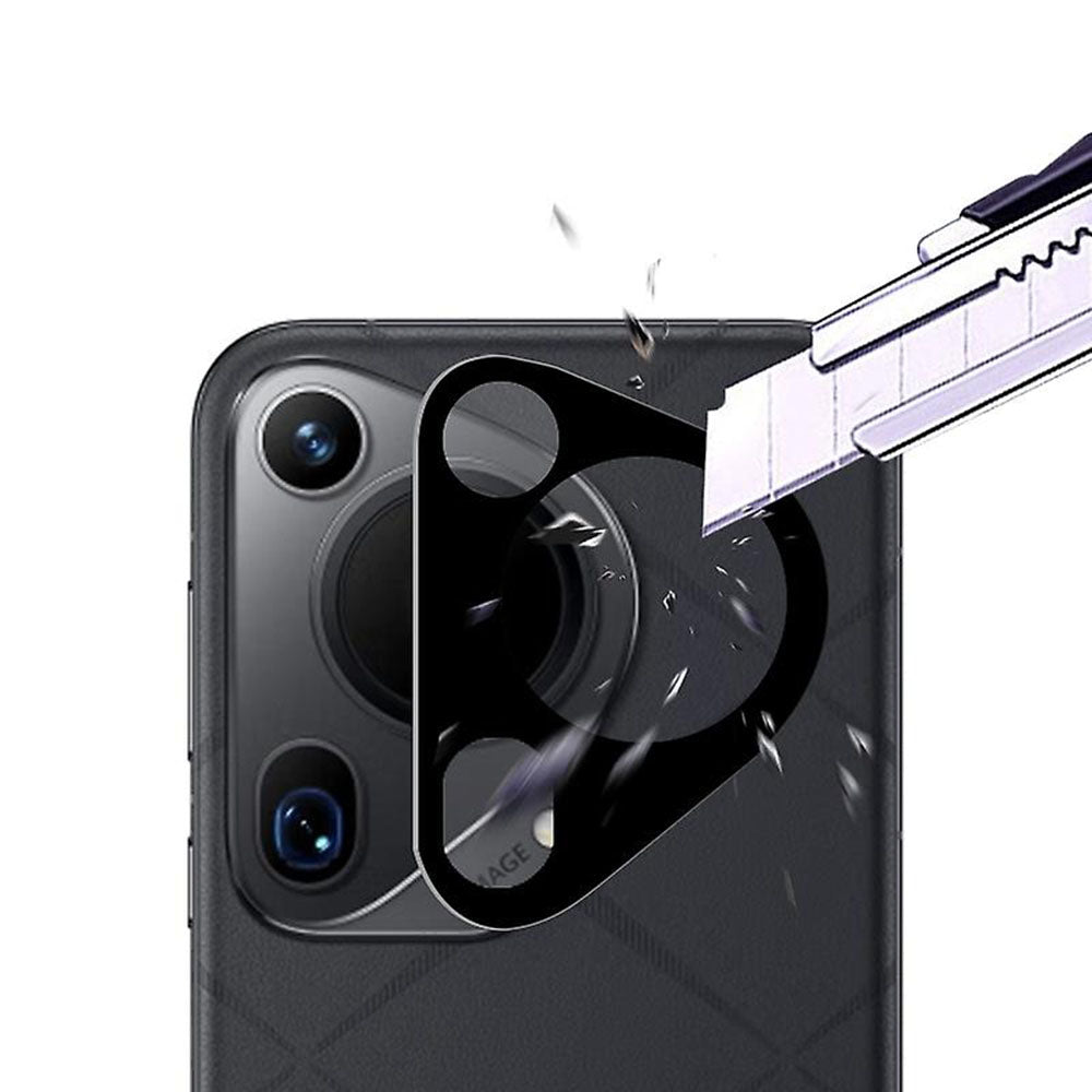 Skyddsfilm för bakre kamera Techsuit för Huawei Pura 70 Ultra, Härdat glas, Svart