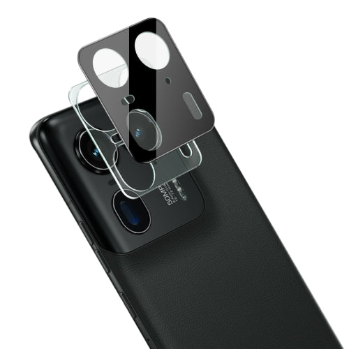 Skyddsfodral för bakre kamera Techsuit för Motorola Edge 50 Ultra, härdat glas, svart