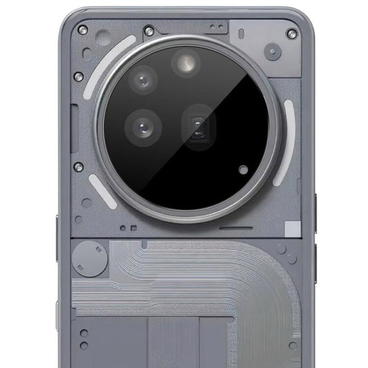 Skyddande bakre kameraskydd Techsuit för Nothing Phone (3a) Pro, härdat glas, svart