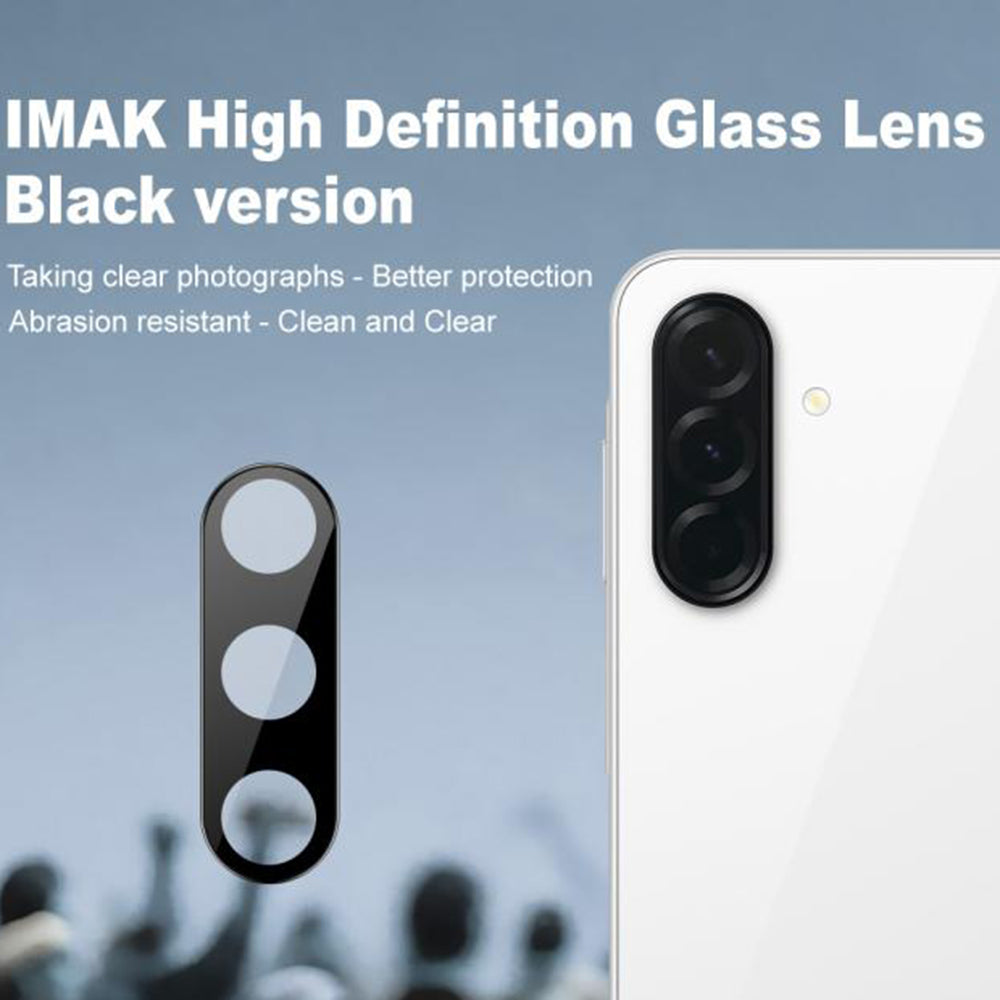 Skyddande bakre kameraskydd Techsuit för Samsung Galaxy A17 4G / A17 5G, härdat glas, svart