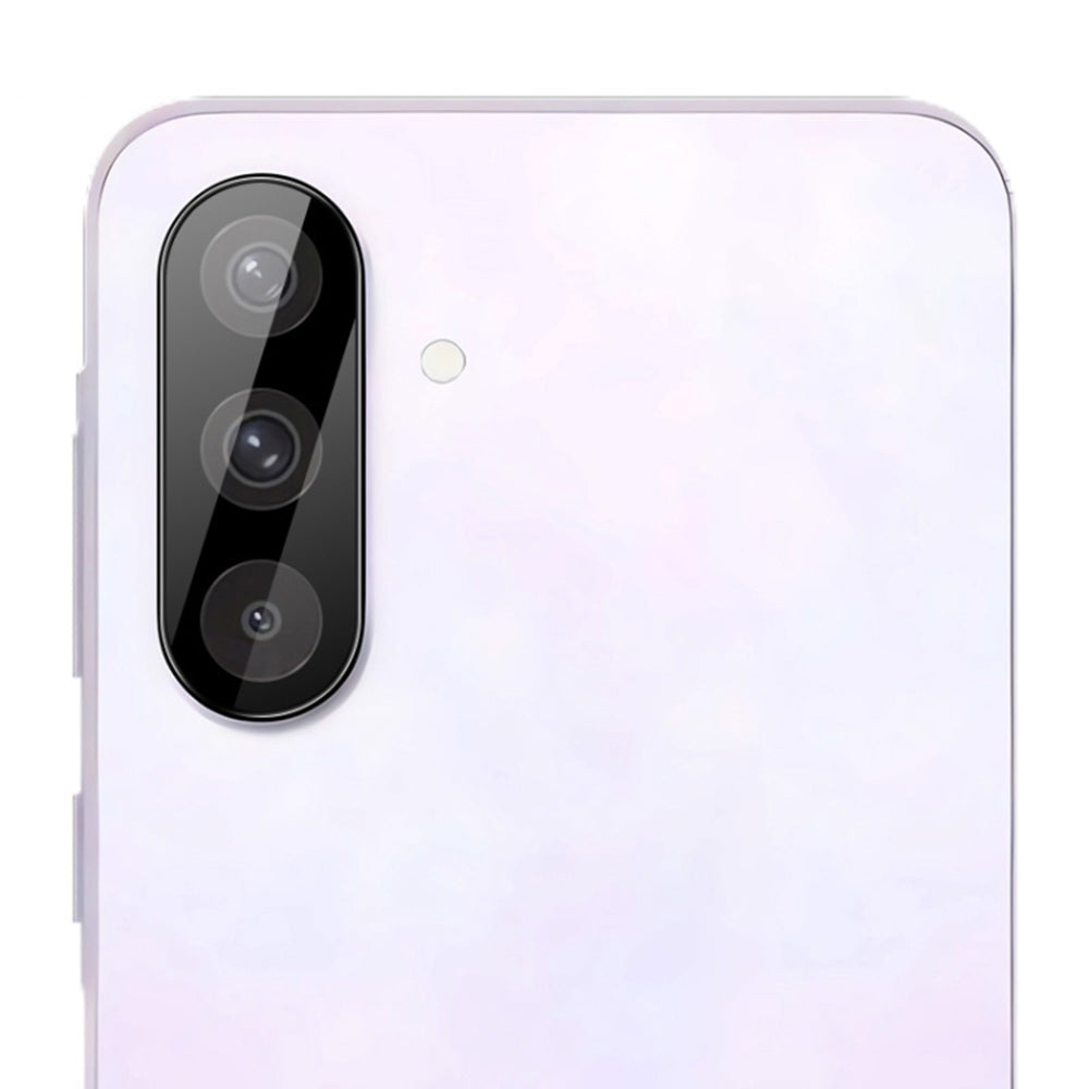 Skyddande bakre kameraskydd Techsuit för Samsung Galaxy A56 A566, härdat glas, svart