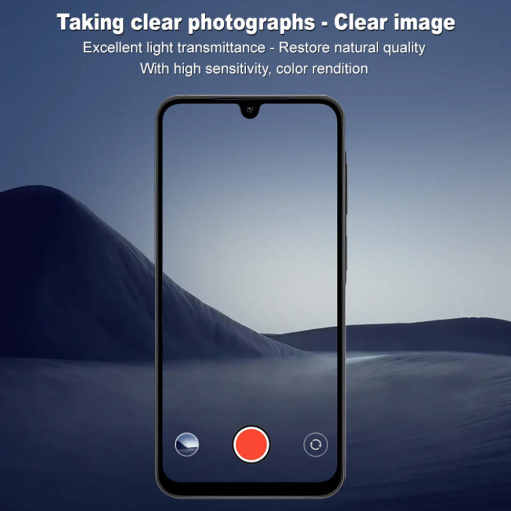 Skyddsfilm för bakre kamera Techsuit för Samsung Galaxy A57 5G, Härdat glas, Svart