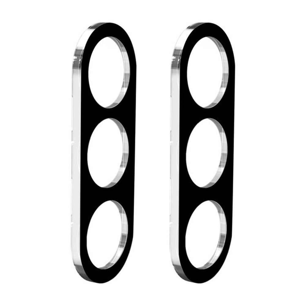 Skyddande bakre kameraskydd Techsuit för Samsung Galaxy S25 FE, härdat glas, svart