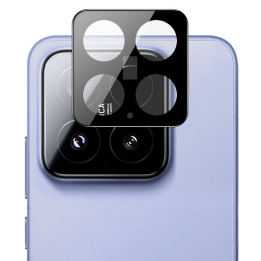 Skyddsplast för bakre kamera Techsuit för Xiaomi 15, härdat glas, svart
