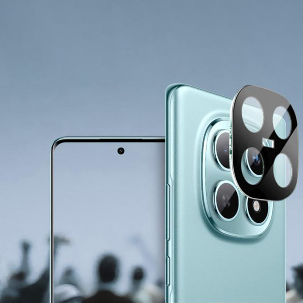 Skyddsfilm för bakre kamera Techsuit för Xiaomi Poco M8 / Redmi Note 15 5G, Härdat glas, Svart