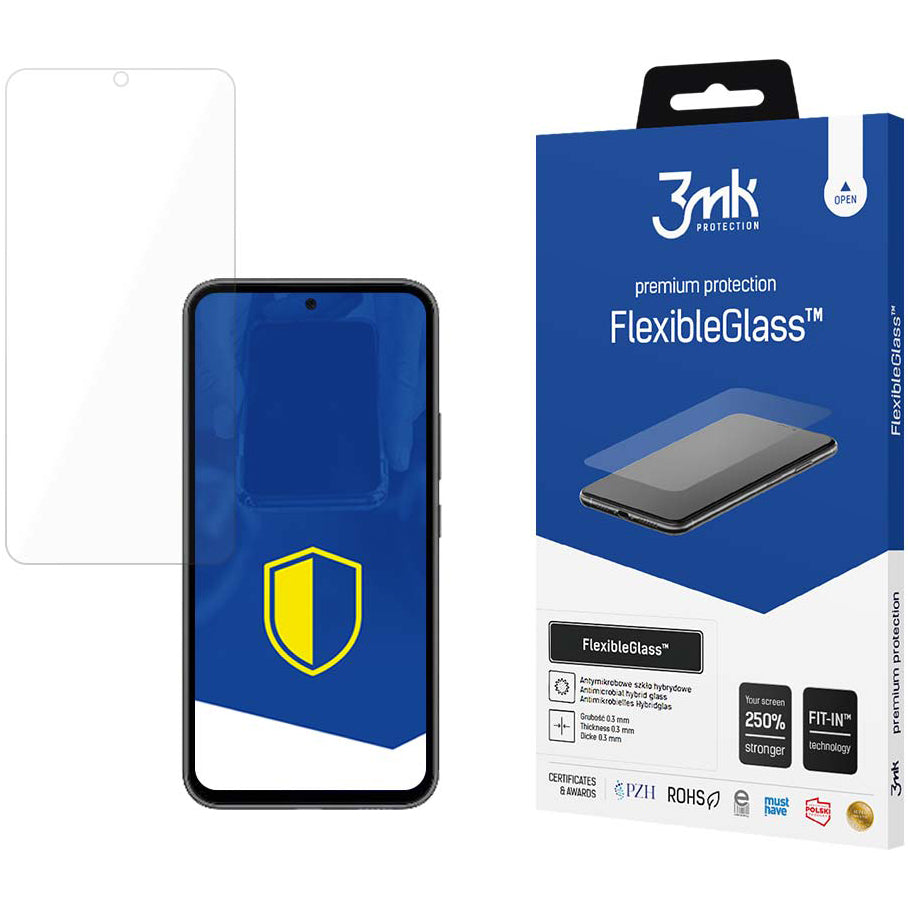 Skärmskydd 3MK FlexibleGlass för Samsung Galaxy A54 A546, Flexibelt Glas, Full Lim