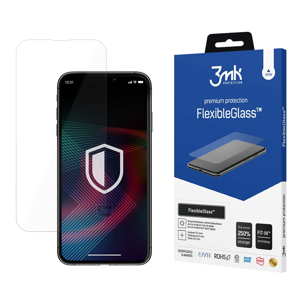 Skärmskydd 3MK FlexibleGlass för Apple iPhone 14 Plus / 14 Pro Max, Flexibelt Glas, Fullt Lim