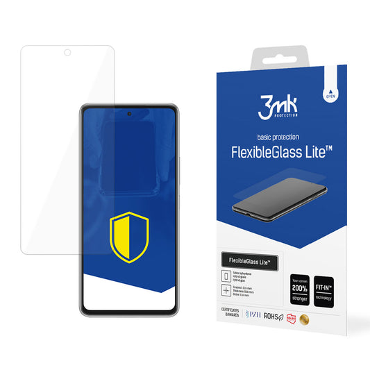 3MK Skärmskydd för Samsung Galaxy A53 5G A536, flexibelt glas, helt limmat