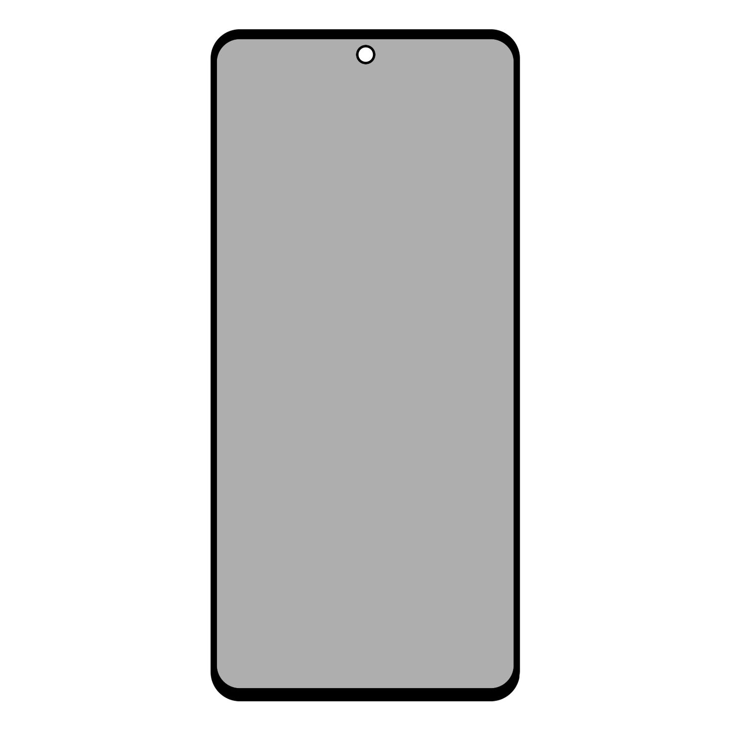 Privacy-skärmskydd OG Premium för Samsung Galaxy A53 5G A536, Härdat glas, Fullt lim