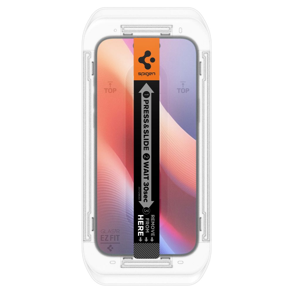 Skärmskydd Privacy Spigen GlastR EZ FIT för Apple iPhone 17 Pro Max / 16 Pro Max, Härdat Glas, Full Lim, Set med 2 stycken AGL07908