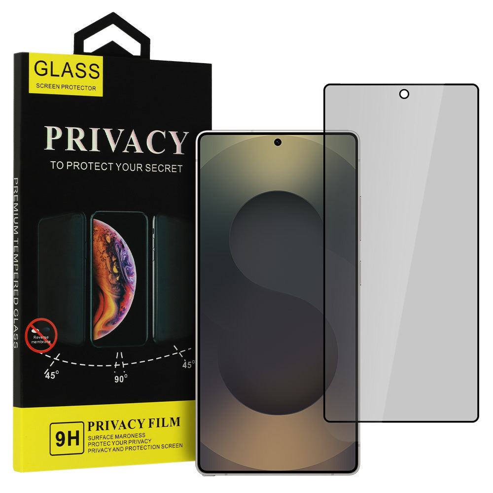 Privacy-skärmskydd OEM Shield Screen för Samsung Galaxy S25 Ultra S938, Härdat Glas, Fullt Lim