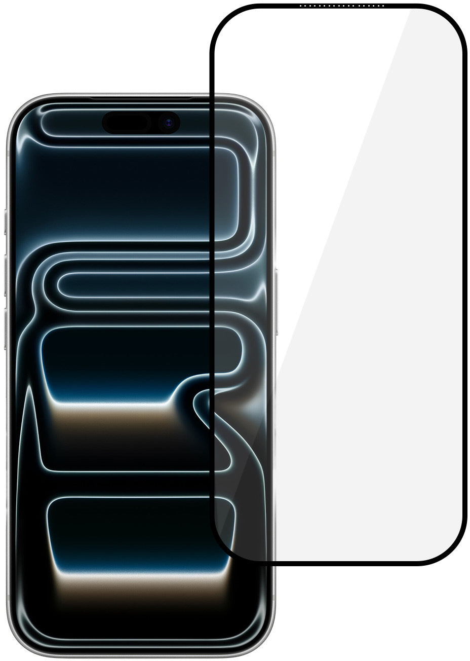 Tel Protect 10X HD DLC Diamond Coating skärmskydd för Apple iPhone 18 Pro Max / 17 Pro Max, härdat glas, helklistrat, svart