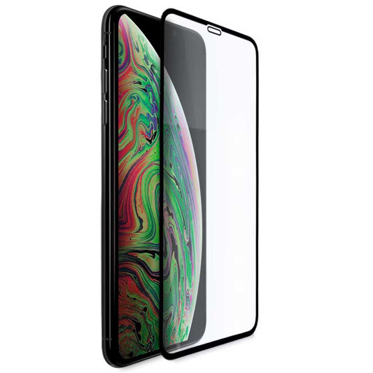 Skyddande skärmskydd Veason PRO för Apple iPhone XS Max, glasskyddat, full limning, 6D, svart