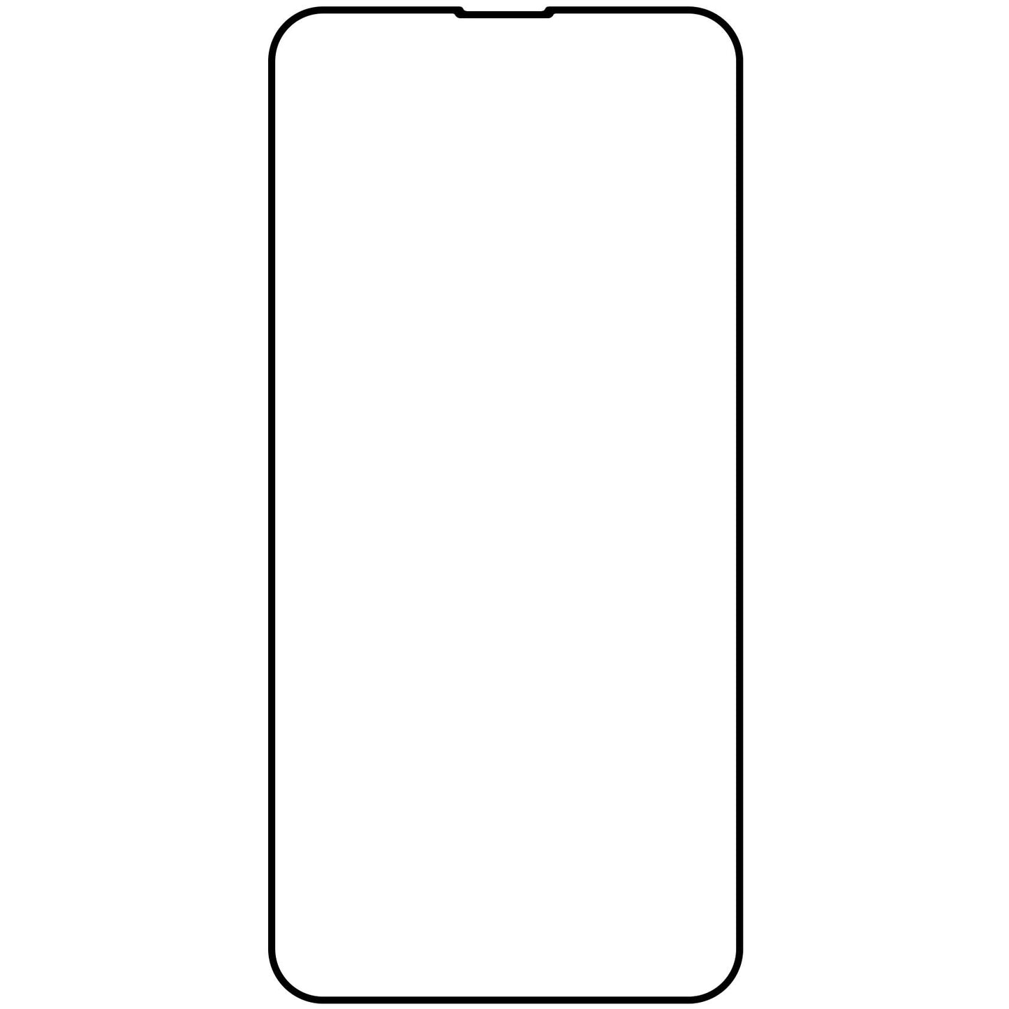 Skärmskydd Veason PRO för Apple iPhone 17e / 16e / 14 / 13 Pro, Härdat Glas, Full Glue, 6D, Svart