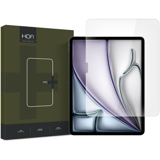 Skärmskydd HOFI Glass PRO+ för Apple iPad Air 11 (2024), glasskärmad, full limning, 2,5D