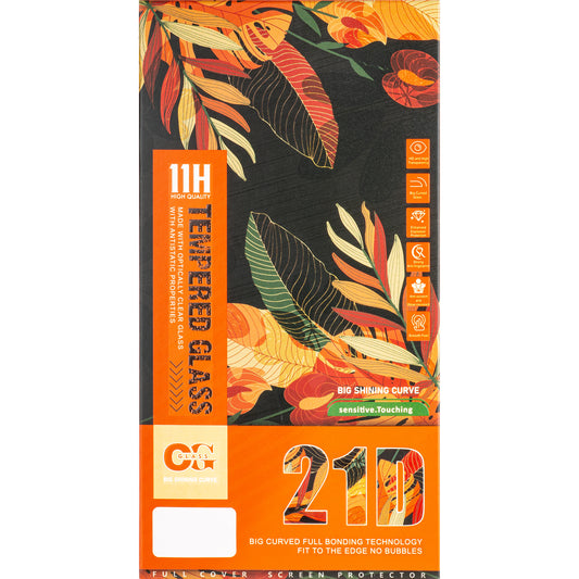 OEM-skärmskydd för Xiaomi Redmi Note 13 5G, glassköld, full limning, 21D, svart