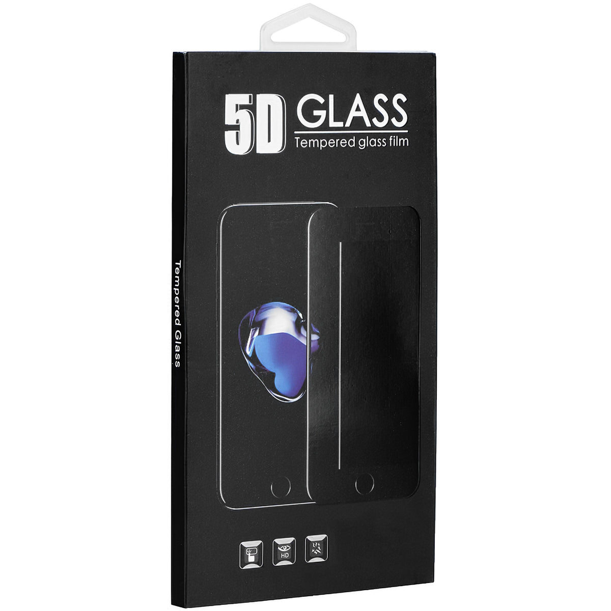 OEM Screen Protector for Samsung Galaxy A27 5G / S24 FE S721, Tempered Glass, Full Glue, 5D, Black