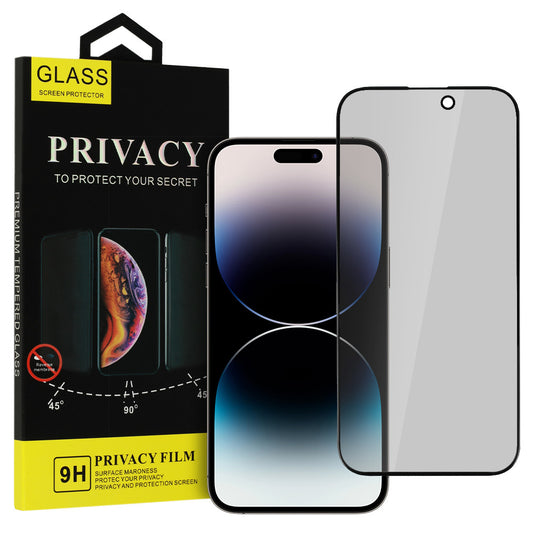 OEM Privacy OEM-skärmskydd för Apple iPhone 15 Pro, hellimmat, glasskyddat, hellimmat