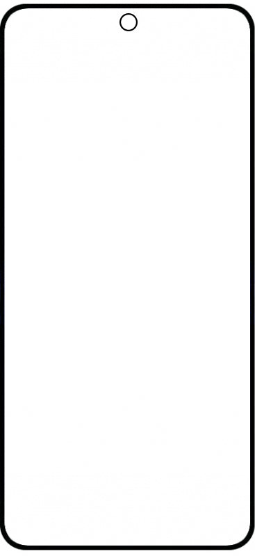 Skärmskydd Matte OEM för Samsung Galaxy A35 5G A356, Härdat Glas, Full Lim, 6D, Svart