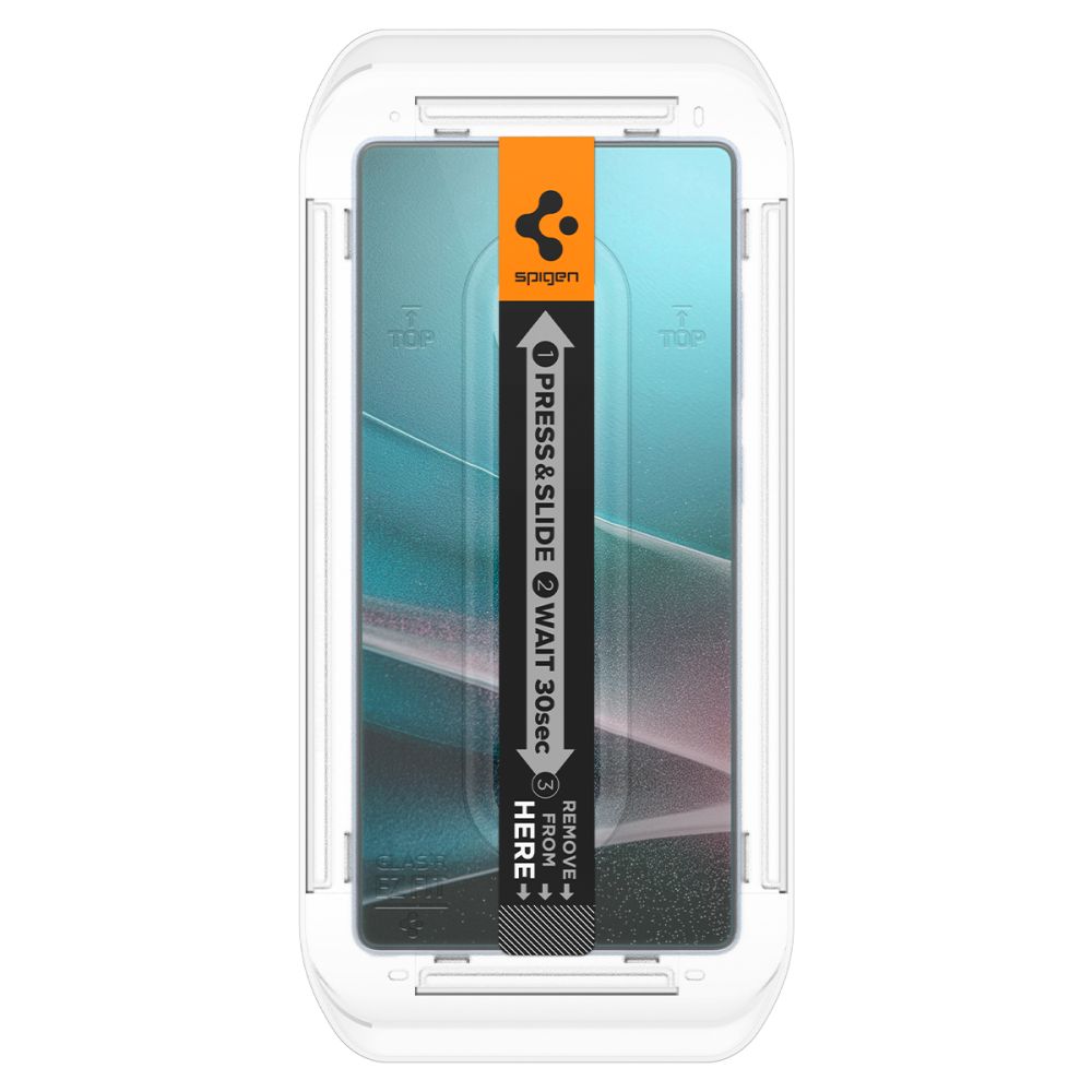 Skärmskydd Spigen GlastR EZ FIT HD för Samsung Galaxy S25 Ultra S938, Härdat Glas, Full Lim, Set om 2 stycken AGL09082