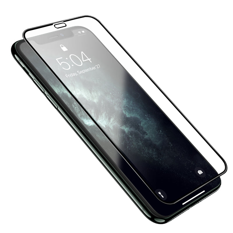 Skärmskydd HOCO G16 för Apple iPhone 11 / XR, Härdat Glas, Full Lim, 5D, Svart