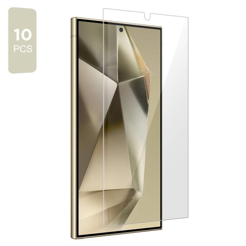 Skärmskydd Tech-Protect för Samsung Galaxy S25 S931 / S24 S921, Härdat Glas, Full Lim, Set om 10 stycken