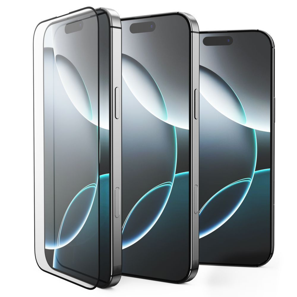 Tech-Protect FIT+ skärmskydd för Motorola Moto G77 / G67, härdat glas, full limning, set om 2 stycken, 2.5D, svart
