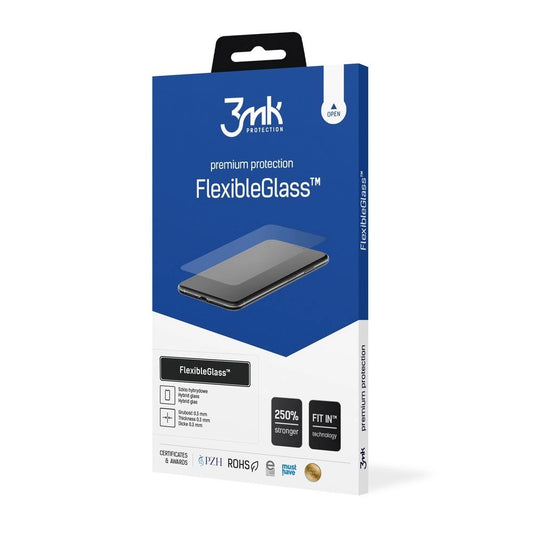 3MK FlexibleGlass Skärmskydd för Samsung Galaxy S26 FE S741, Flexibelt Glas, Fullt Lim