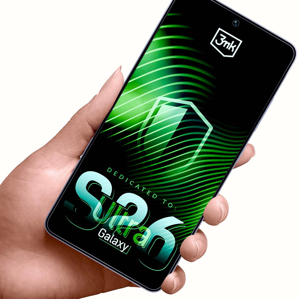 Skärmskydd 3MK FlexibleGlass för Samsung Galaxy S26 Ultra S948, Flexibelt Glas, Full Lim