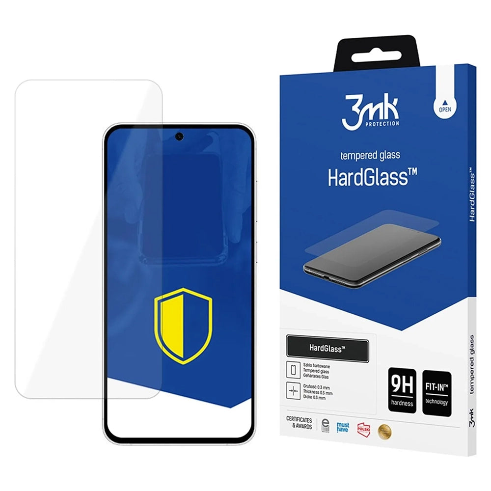 Skärmskydd 3MK HardGlass för Samsung Galaxy S25 FE, Härdat Glas, Full Lim