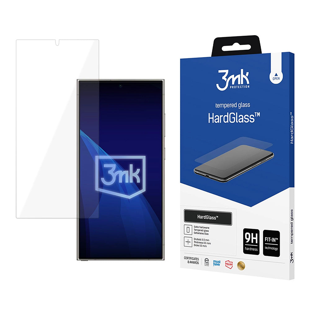 Skärmskydd 3MK HardGlass för Samsung Galaxy S26 Ultra S948, Härdat Glas, Full Lim