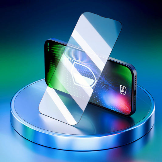 Skärmskydd 3MK Hardy Ultra för Apple iPhone 17 / 16 Pro, Härdat Glas, Full Lim, Svart