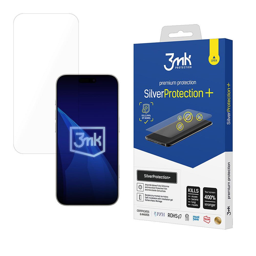 Skärmskydd 3MK Silver Protect+ för Apple iPhone 17, Plast