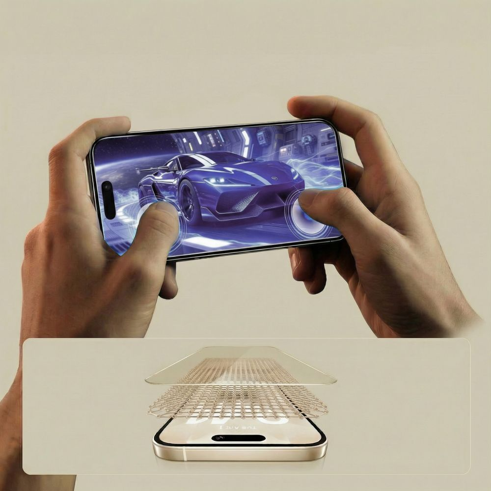 Tech-Protect FIT+ skärmskydd för Samsung Galaxy S26 Ultra S948, härdat glas, full limning, set om 2 stycken