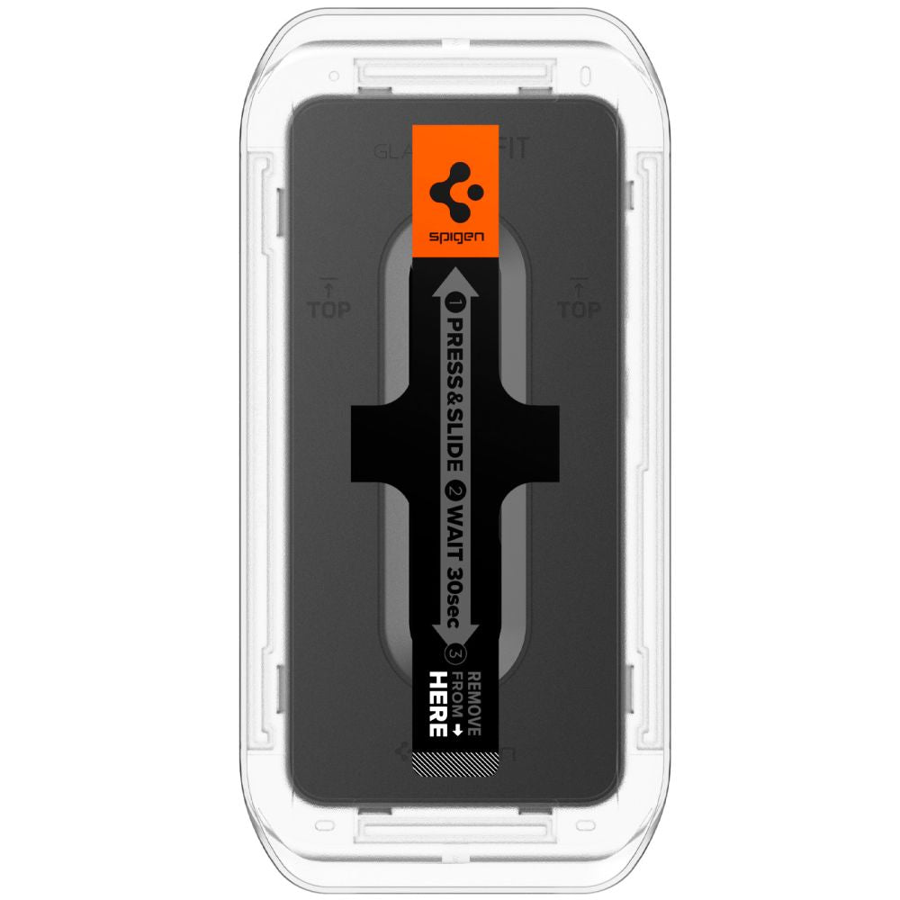 Skärmskydd Spigen GlastR EZ FIT för Samsung Galaxy S25+ S936 / S24+ S926, Härdat Glas, Full Lim, Set med 2 stycken AGL07432