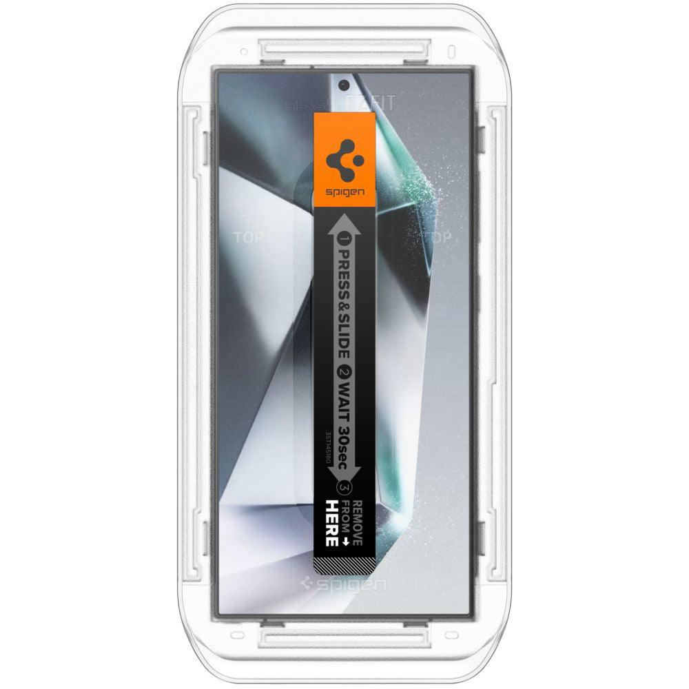 Spigen EZ FIT Privacy skärmskydd för Samsung Galaxy S24 Ultra S928, skyddsglas, helt limmat, set 2 delar