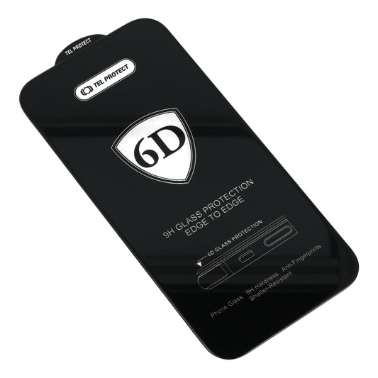 OEM skärmskydd för Samsung Galaxy S26 S942, härdat glas, full limning, 6D, svart