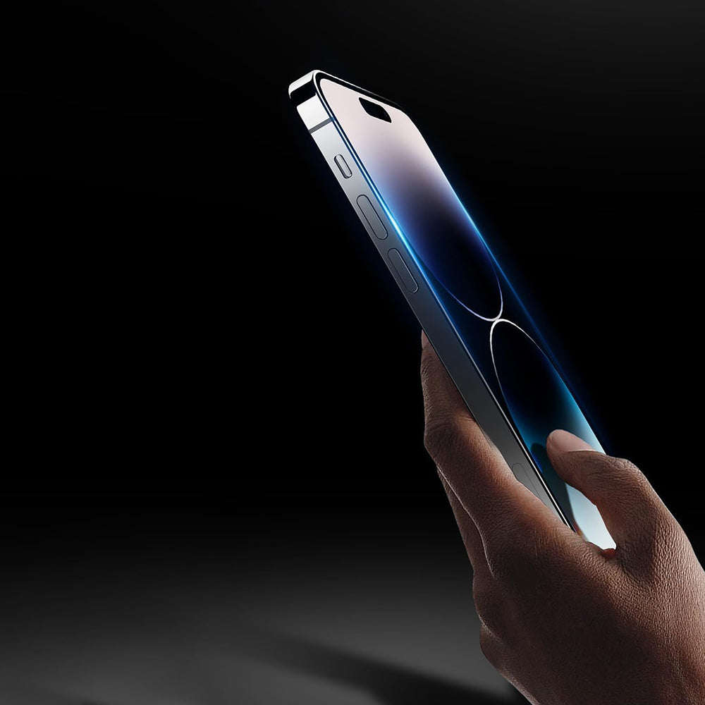 Anank 5X Reinforced Anti Crack Screen Protector for Apple iPhone 17 Pro, Tempered Glass, Full Glue, 3D, Black