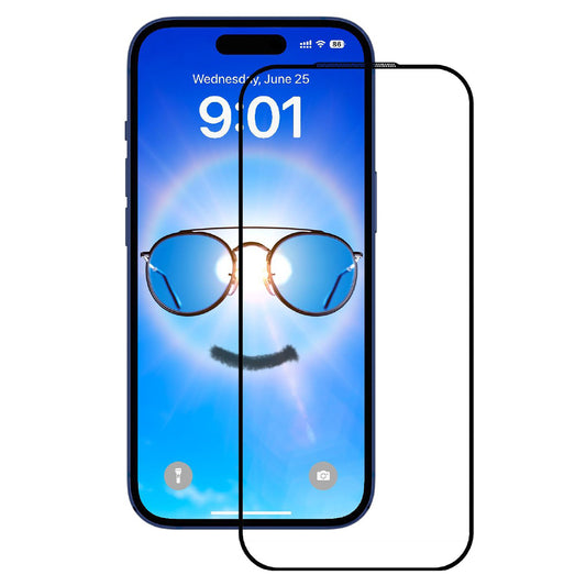 Skärmskydd Anank Anti Reflection för Apple iPhone 17 Pro, Härdat Glas, Full Glue, 2.5D, Svart