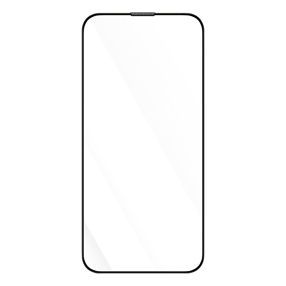 Blueo Anti-Reflective HD Screen Protector Film for Apple iPhone 17e / 16e / 14 / 13 Pro, Tempered Glass, Full Glue, Black