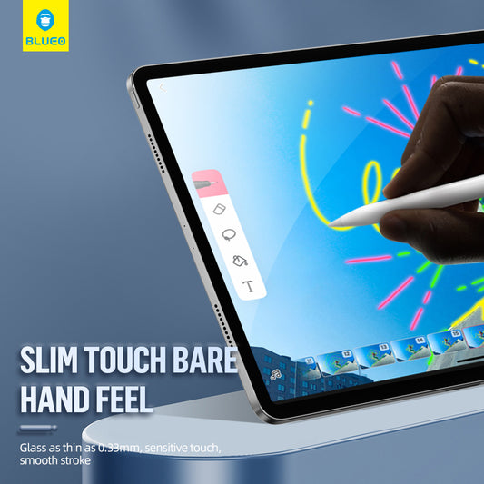 Blueo HD Applicator Pro skärmskydd för Apple iPad Pro 13 (2024), härdat glas, full limning