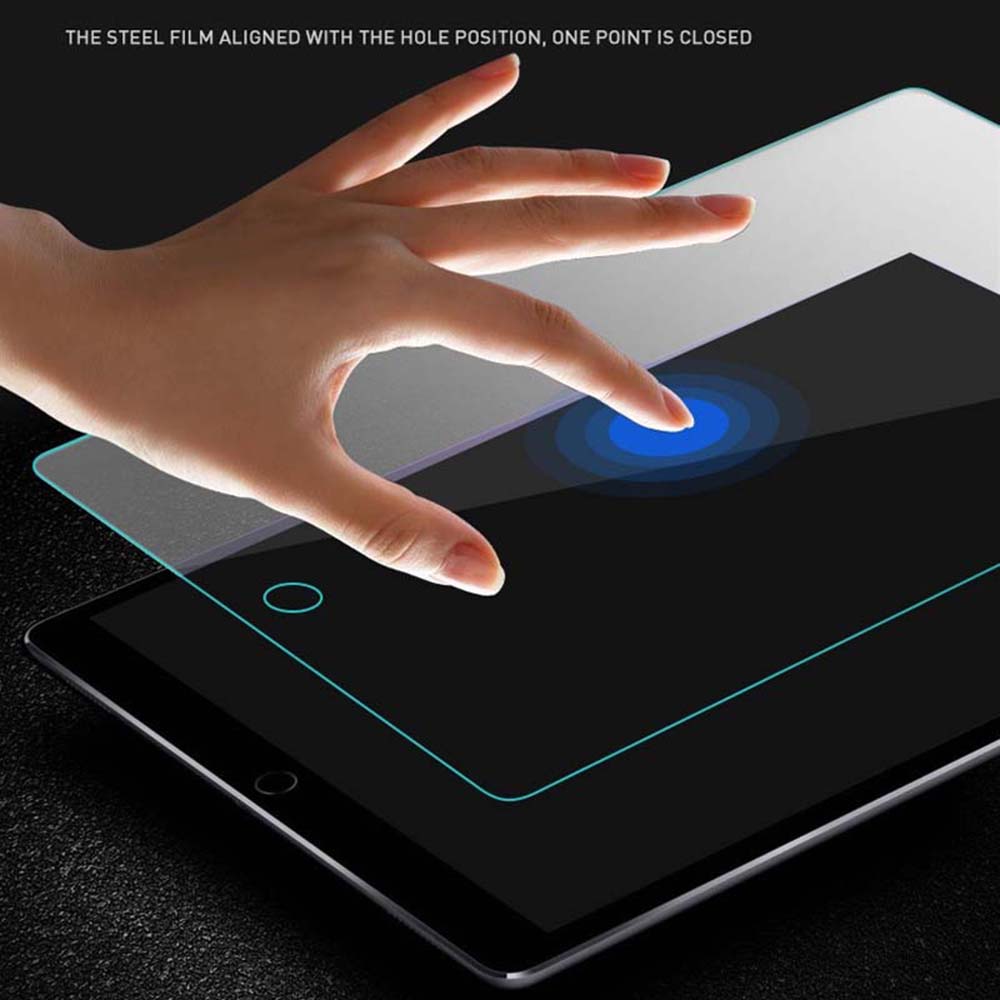 Skyddsfilm Blueo HD för Apple iPad 10.2 (2021) / 10.2 (2020) / 10.2 (2019), Härdat Glas, Full Lim
