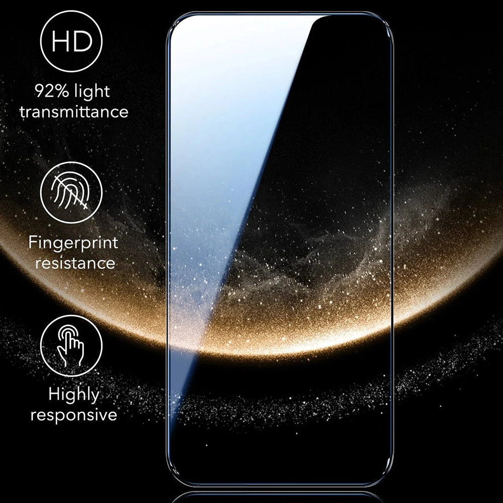 Skärmskydd ESR Corning UltraFit för Apple iPhone 17 Pro, Härdat Glas, Full Glue, Set om 3 stycken, Svart