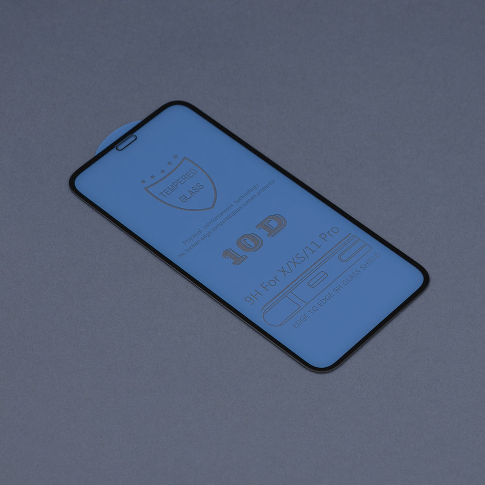 Skärmskydd DUX DUCIS för Apple iPhone 11 Pro / XS / X, Härdat glas, Edge Glue, Svart