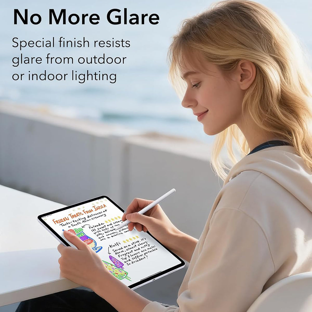 Skyddsfilm ESR Paper Feel UltraFit för Apple iPad Air 11 (2026) / Air 11 (2025), Plast, Set med 2 stycken