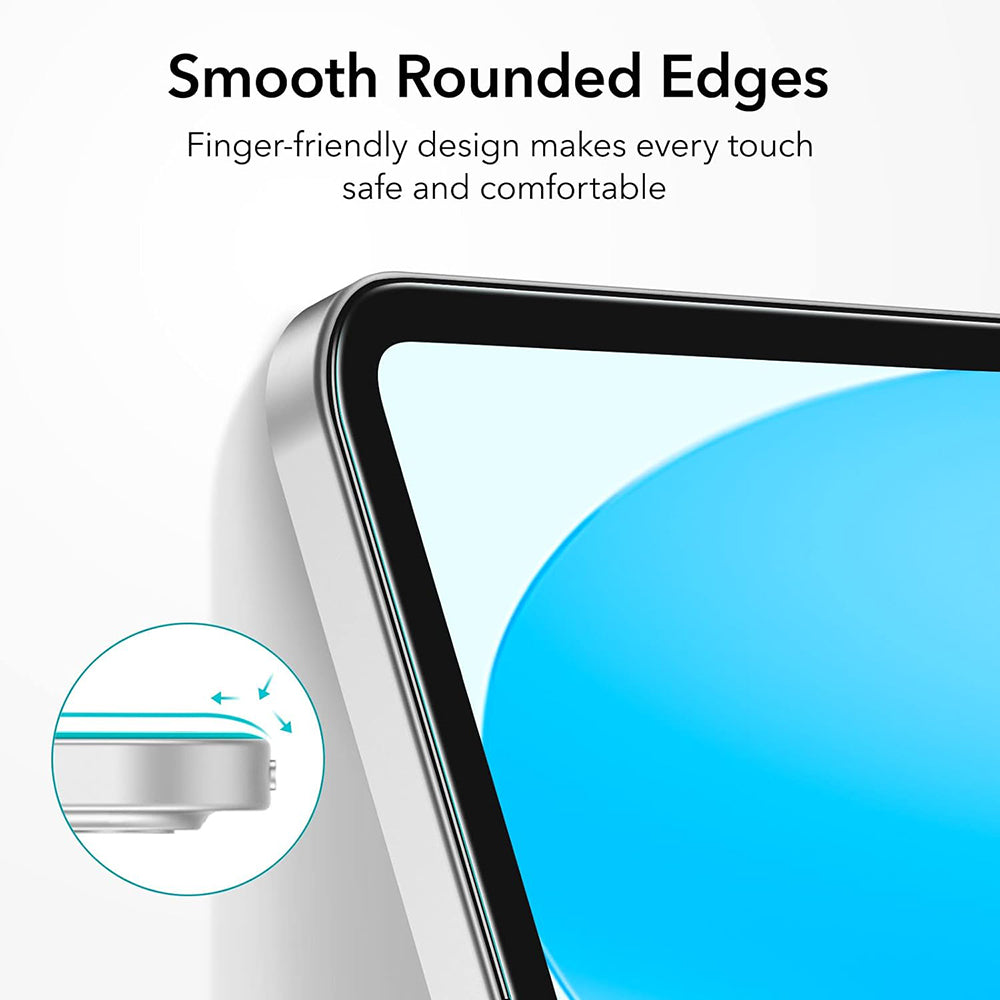 Skärmskydd ESR för Apple iPad (2025) / (2022), Härdat Glas, Full Lim, Set med 2 stycken