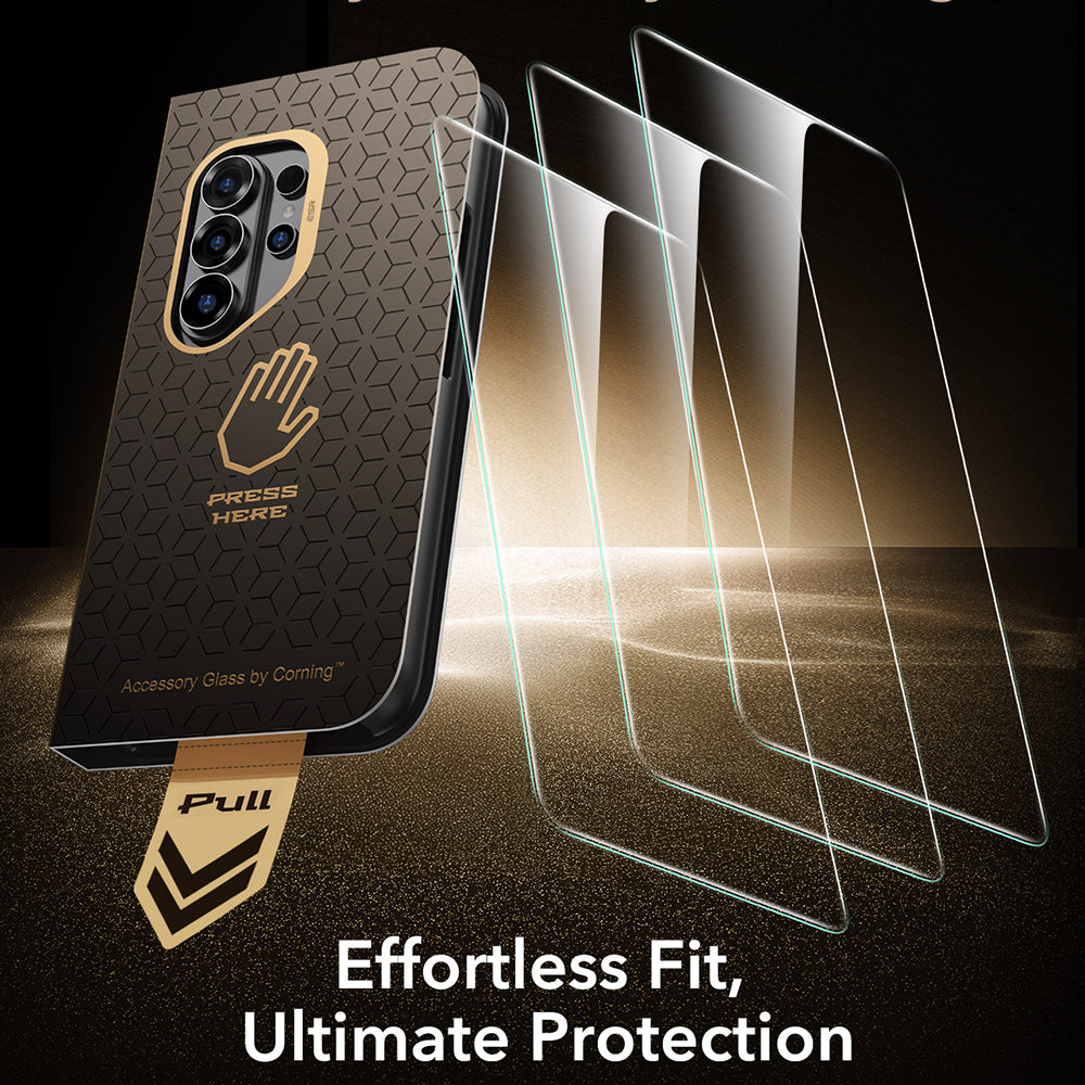 Skärmskydd ESR UltraFit Armorite Pro för Samsung Galaxy S26 Ultra S948, Härdat Glas, Full Lim