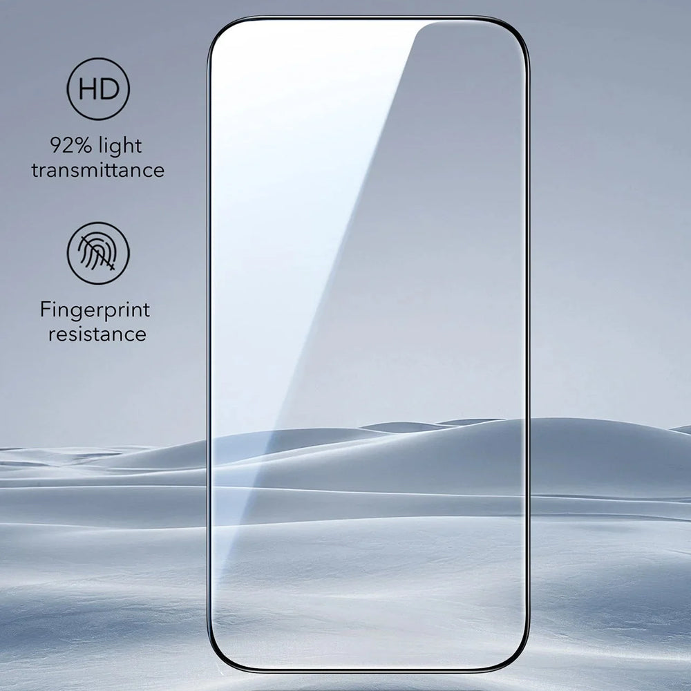 Skärmskydd ESR UltraFit för Apple iPhone 17 Pro, Härdat Glas, Full Lim, Set om 3 stycken