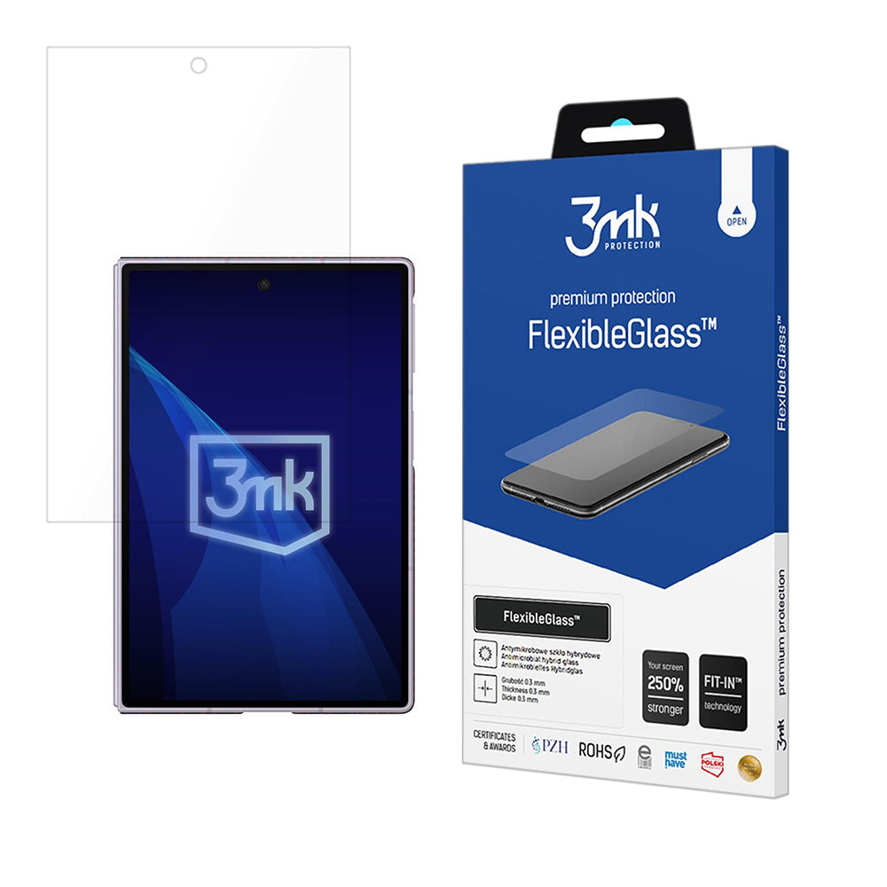 3MK FlexibleGlass Skärmskydd för Samsung Galaxy Z Fold8 F971, Flexibelt Glas, Fullt Lim